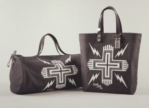 Special colour way of Cross' tote and duffel.