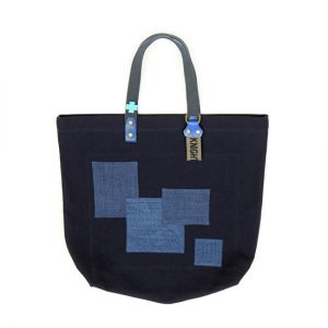 Indigo patch boro' tote