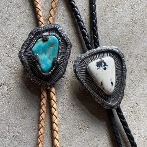 Sterling Silver + Stone Bolo Tie (options available)
