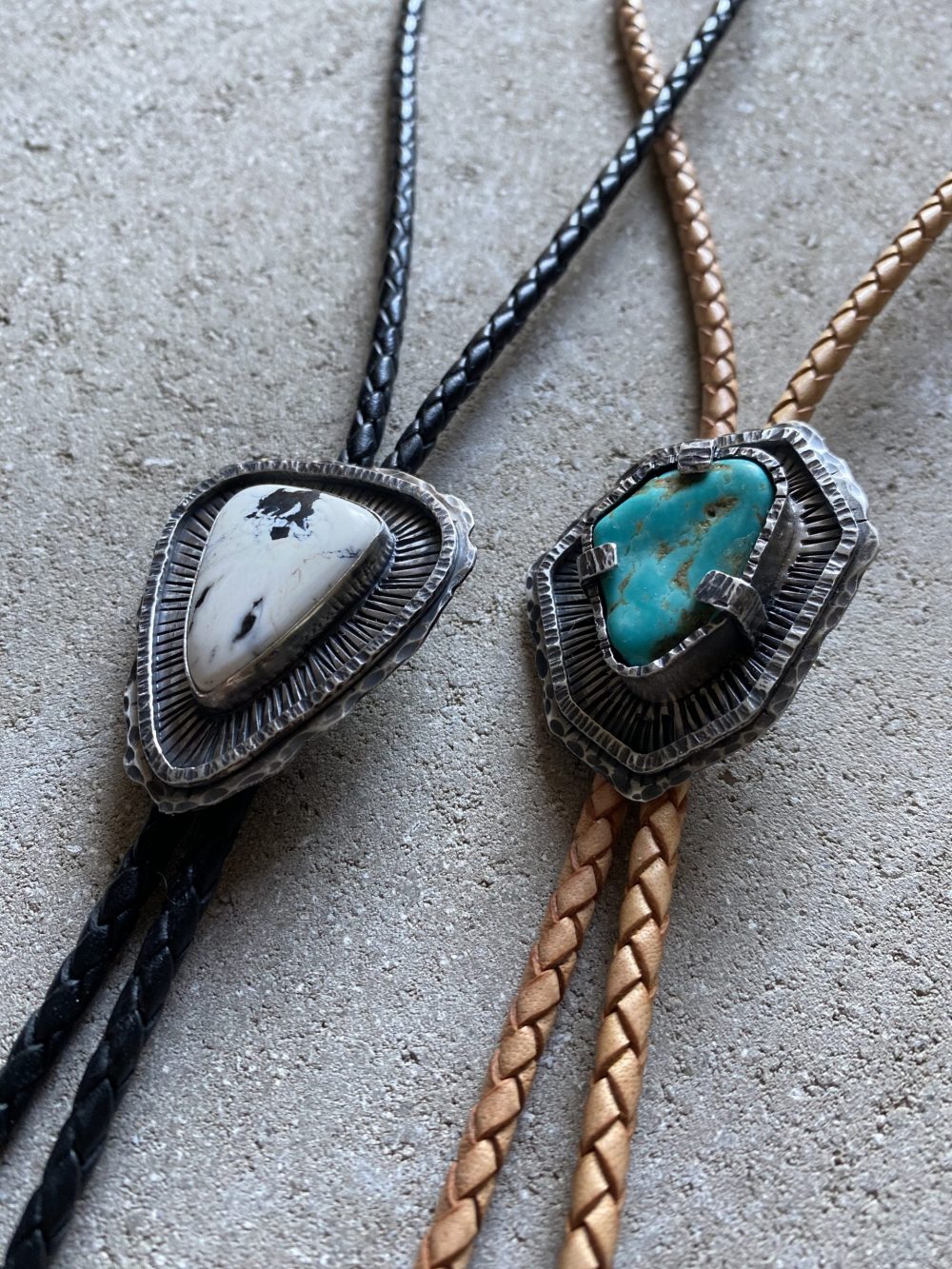 Sterling Silver + Stone Bolo Tie (options available) – Knight Mills