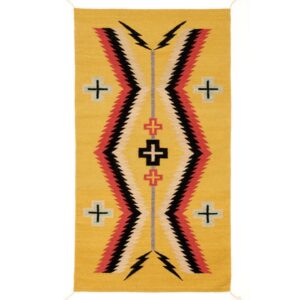 Fury’ rug in the mustard/ acid yellow colour way